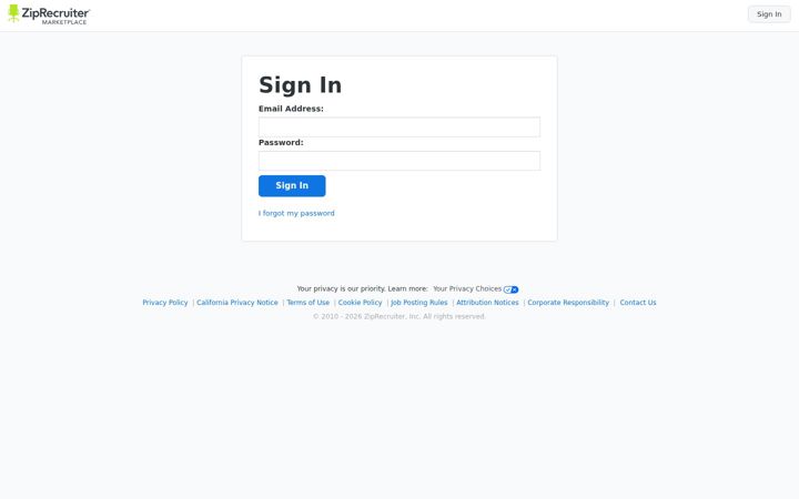 Screenshot of zipalerts.com