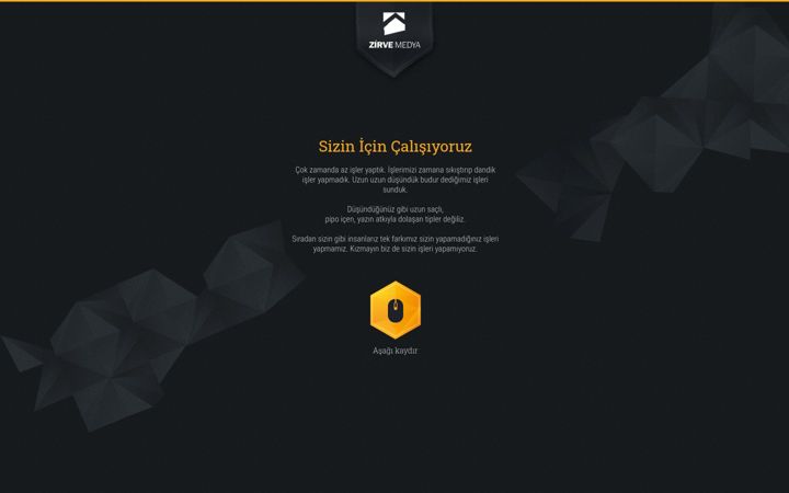 Screenshot of zirvemedya.com