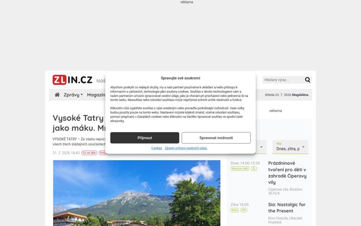 Képernyőkép: zlin.cz