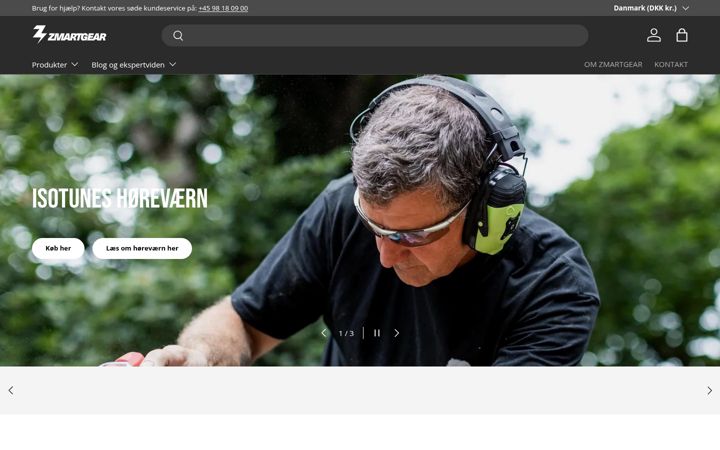 Skjermbilde av zmartgear.dk