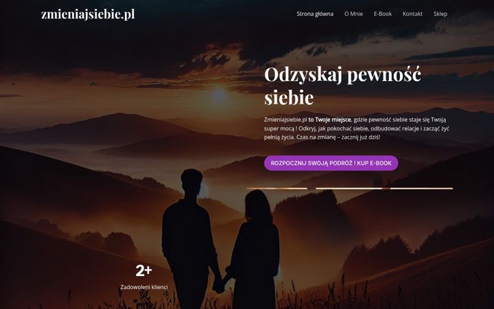 Screenshot von zmieniajsiebie.pl