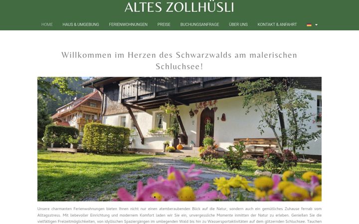 Screenshot di zollhuesli.de