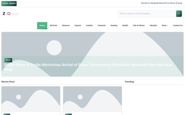 Screenshot of zonemodern.nl