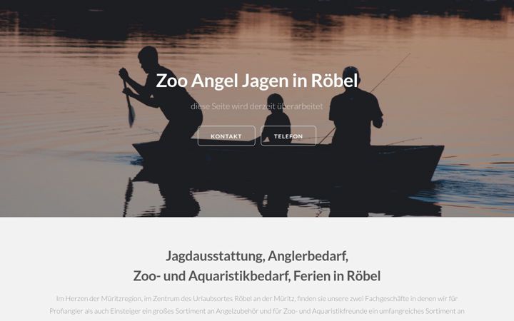 Ekrano kopija zoo-angeln-jagen.de