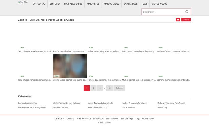 Screenshot ta' zoofilia.co