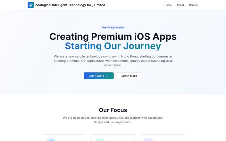 Screenshot of zoologicalco.com