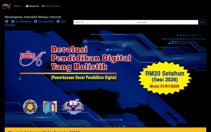 Screenshot of zoom-a.com