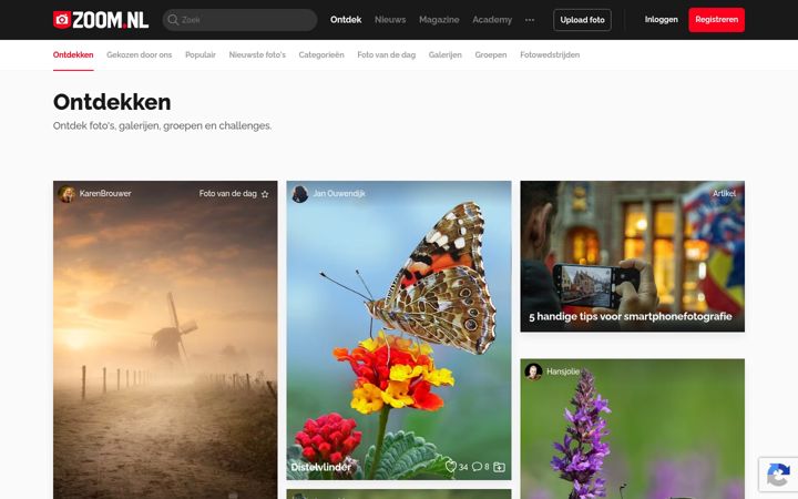 Screenshot of zoom.nl
