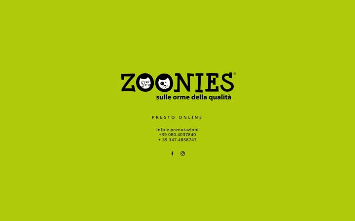Screenshot of zoonies.it
