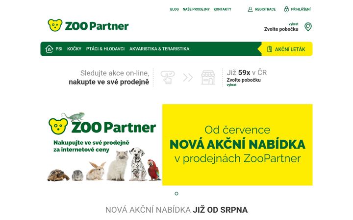 Screenshot of zoopartner.cz