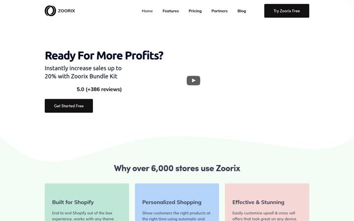 Zrzut ekranu zoorix.com