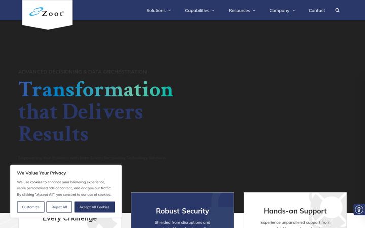 Screenshot of zootweb.com