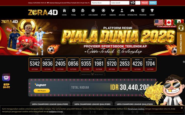 Screenshot of zoralake.com