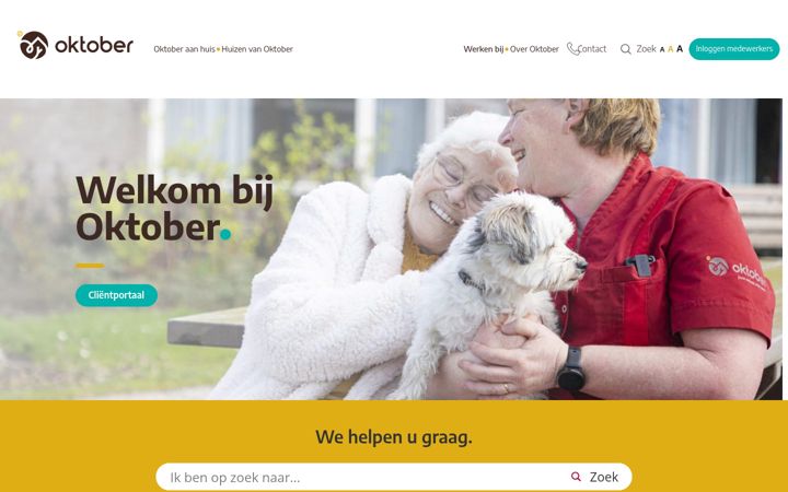 Screenshot of zorginoktober.nl