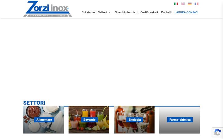 Ekrānuzņēmums no zorziinox.it