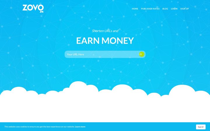 Screenshot of zovo.ink