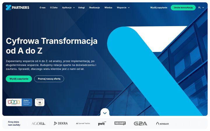 Screenshot of zpartners.pl