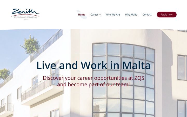 Screenshot of zqs.com.mt