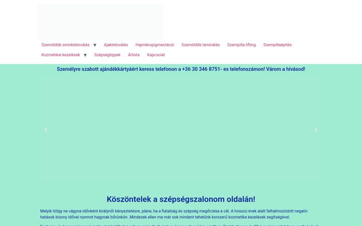 Képernyőkép: zsigmonderika.hu