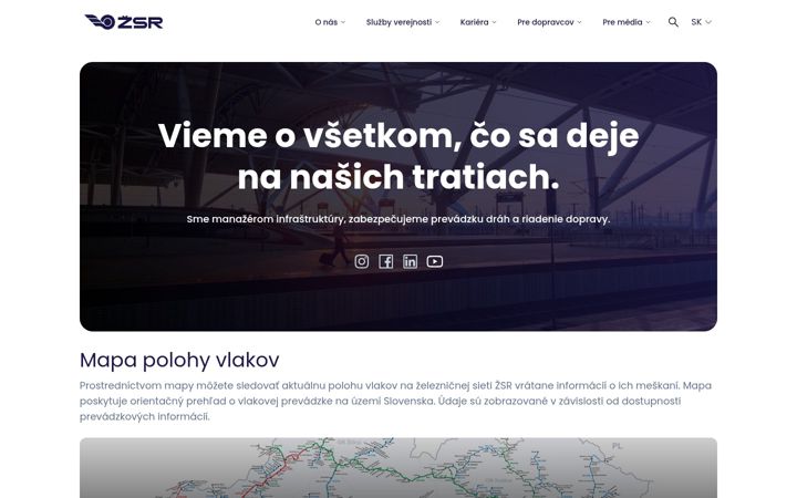Ekrānuzņēmums no zsr.sk