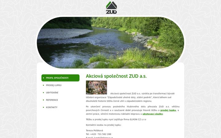 Screenshot of zud.cz