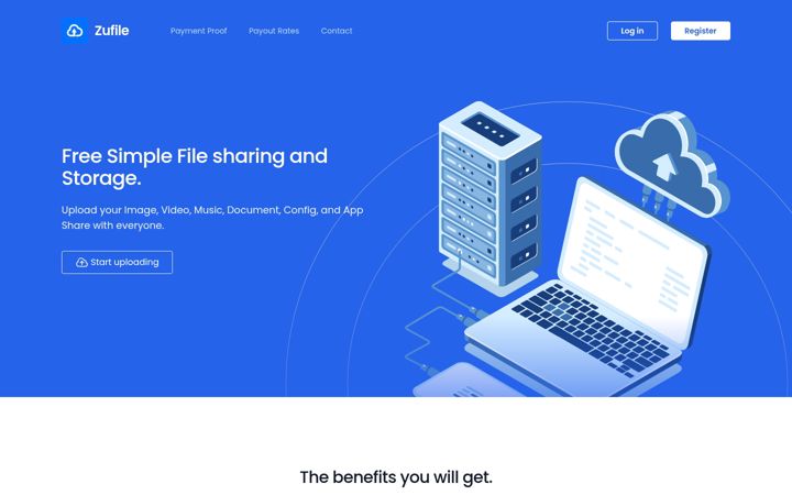 Screenshot of zufile.com