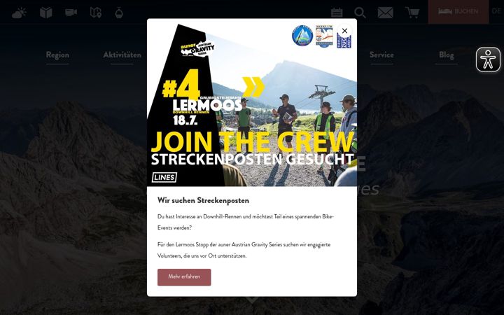 Screenshot of zugspitzarena.com