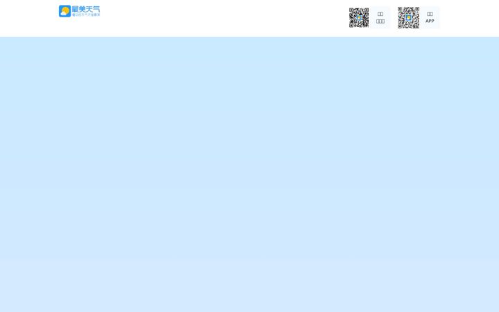 Screenshot ta' zuimeitianqi.com