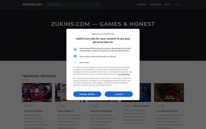 Screenshot of zukih5.com