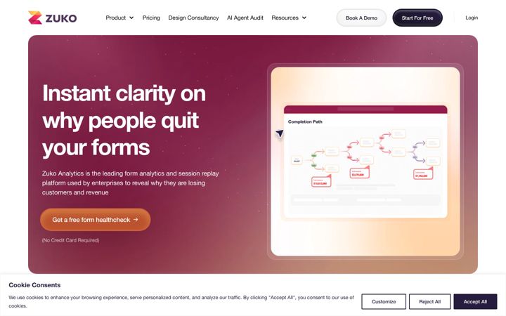 Screenshot of zuko.io