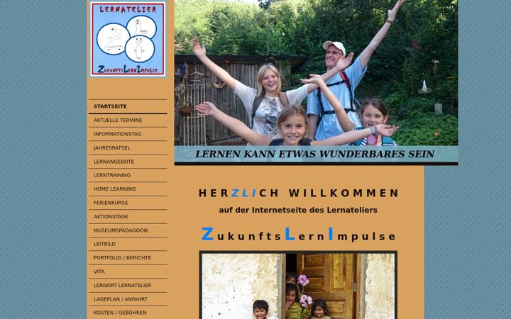 Екранна снимка на zukunftslernimpulse.de