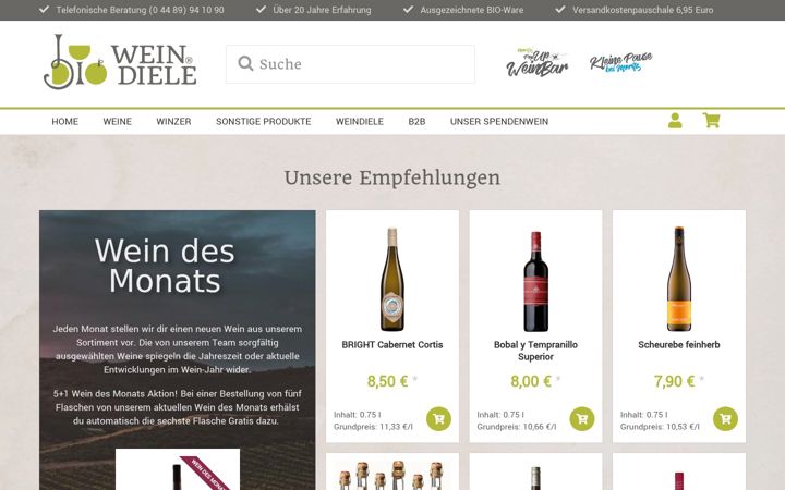 Screenshot of zum-winzerpreis.de