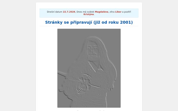 Screenshot of zvanovec.net