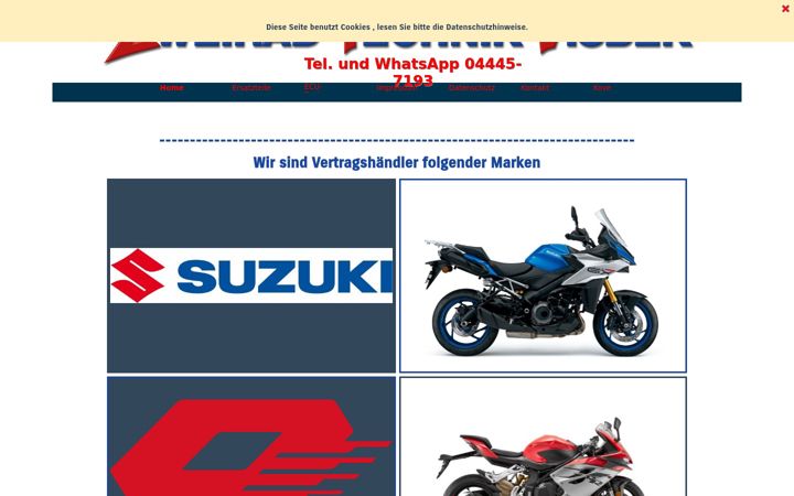 Screenshot di zweirad-technik-visbek.de