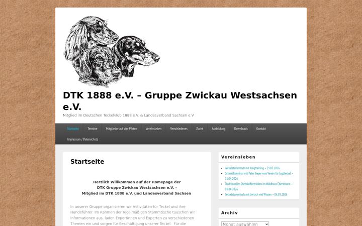 Kuvakaappaus sivustosta zwickau-sachsenteckel.de