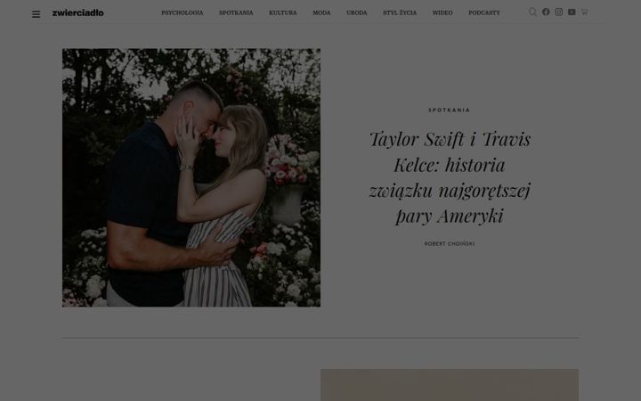 Screenshot of zwierciadlo.pl