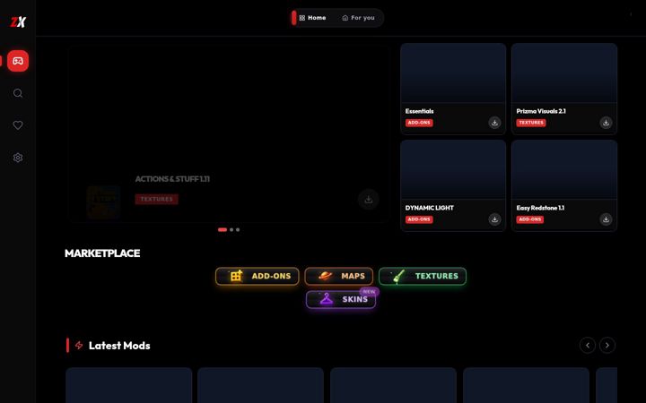 Screenshot of zxko.org