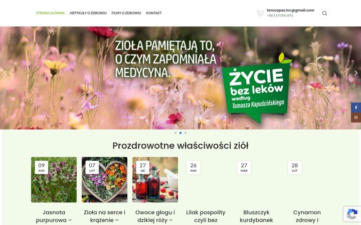 Ekrānuzņēmums no zyciebezlekow.pl
