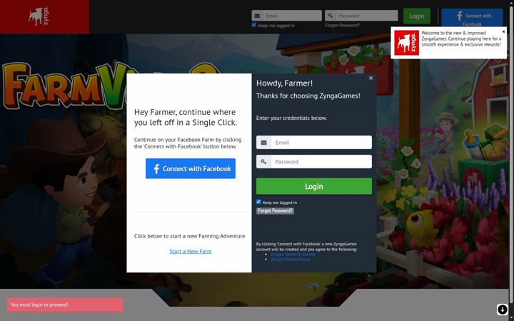 Capture d'écran de zyngagames.com