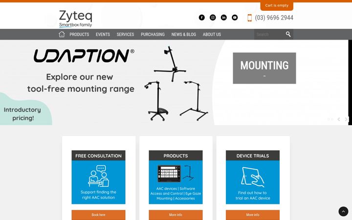 Screenshot of zyteq.com.au